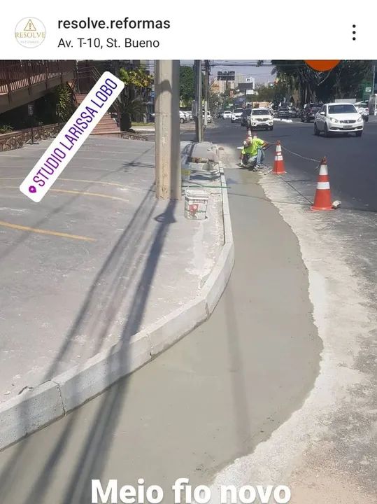 Instalação de piso tátil e reforma de calçada  - Foto 4