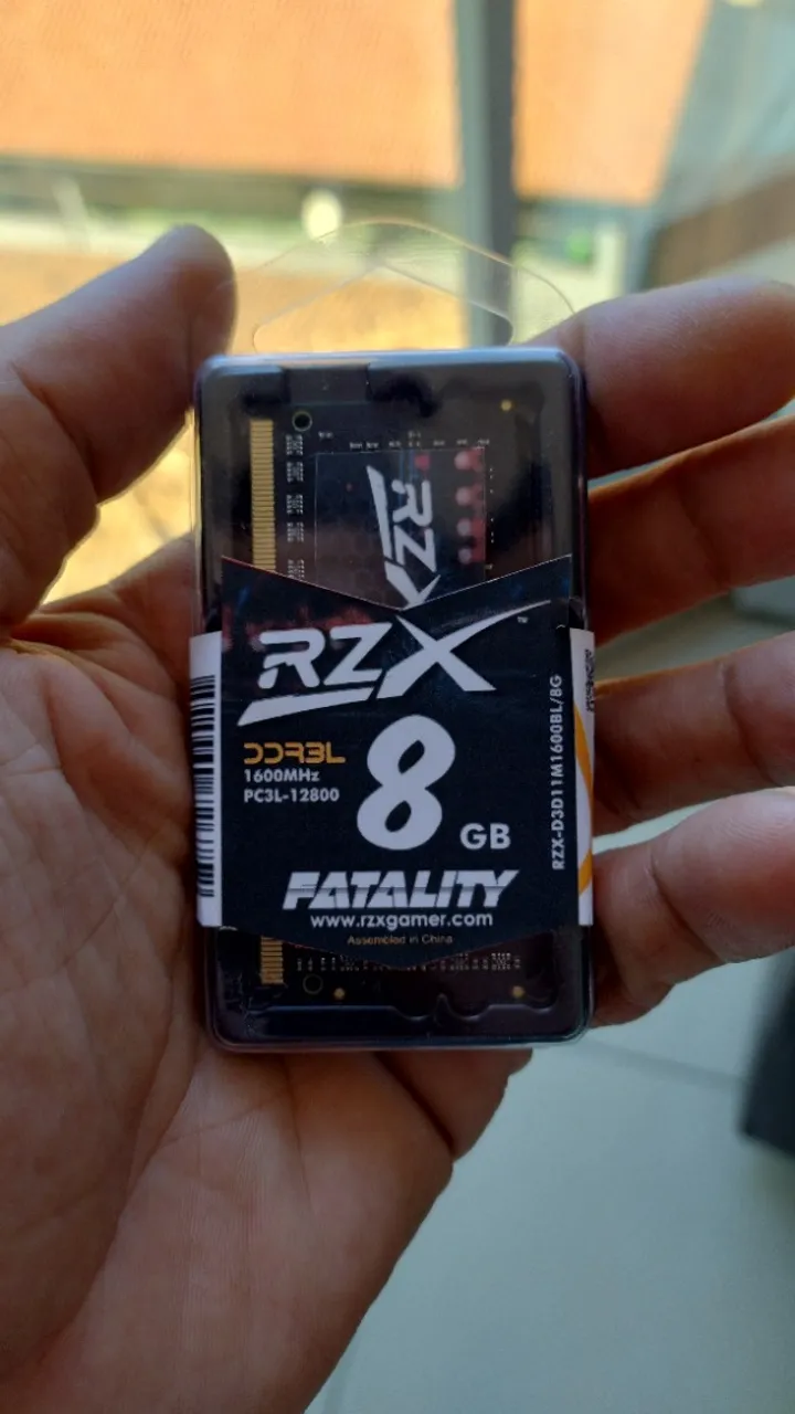 MEMÓRIA-[DDR3L]8GB-1600MHz(RZX)[NOVO]{GARANTIA|3 MESES}|R$75