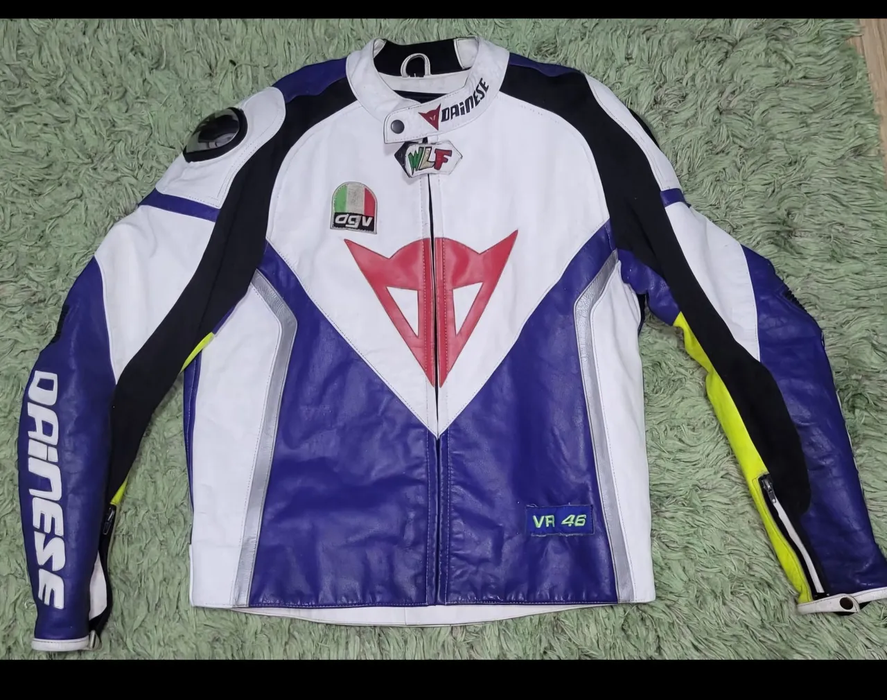 Jaqueta de Couro Dainese VR46