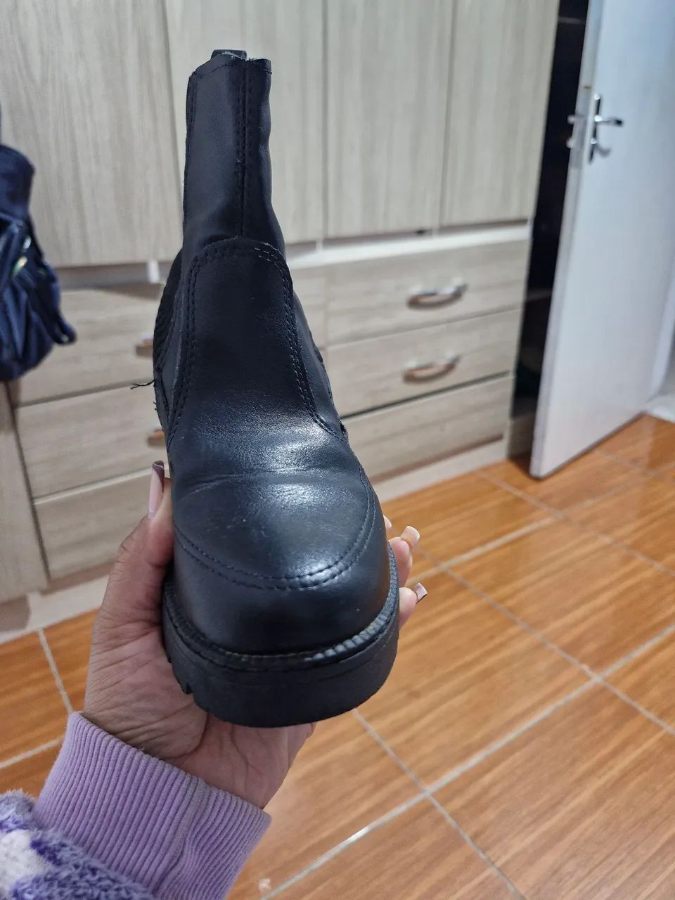 Bota Feminina Preta - Foto 4