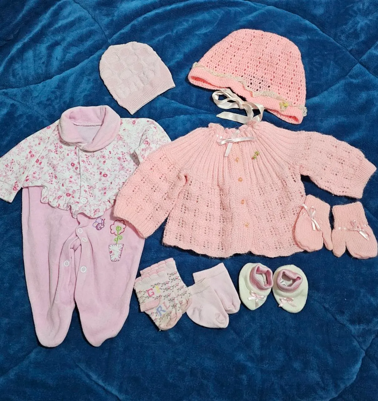 Enxoval de Bebê Rosa Completo