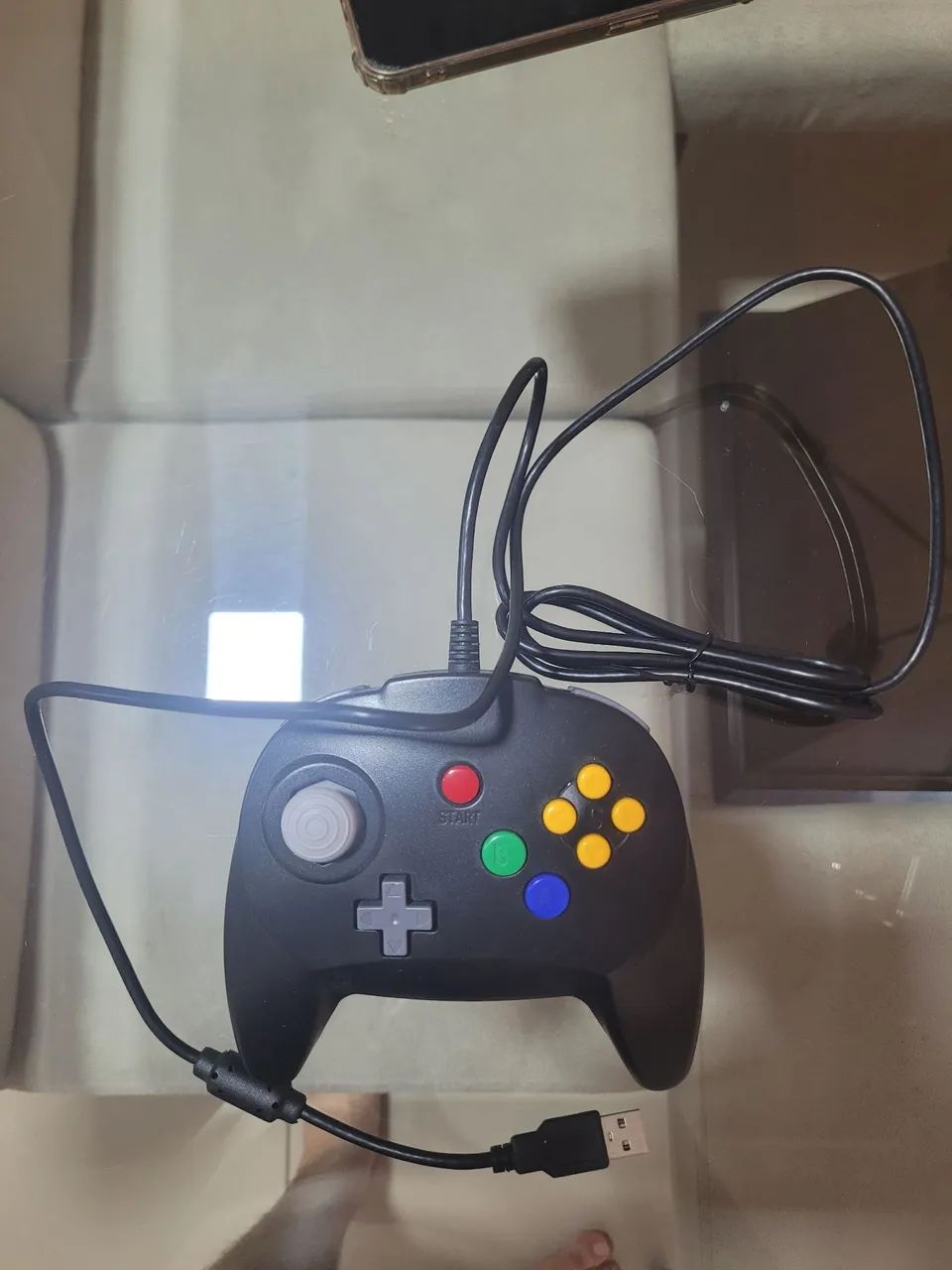 Controle Nintendo 64 USB p/ PC