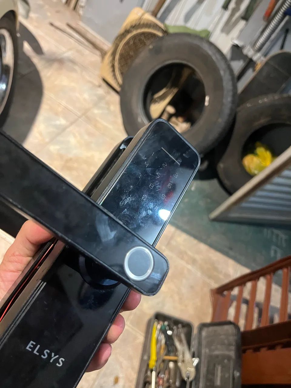 fechadura digital de embutir Elsys ESF usada  - Foto 3