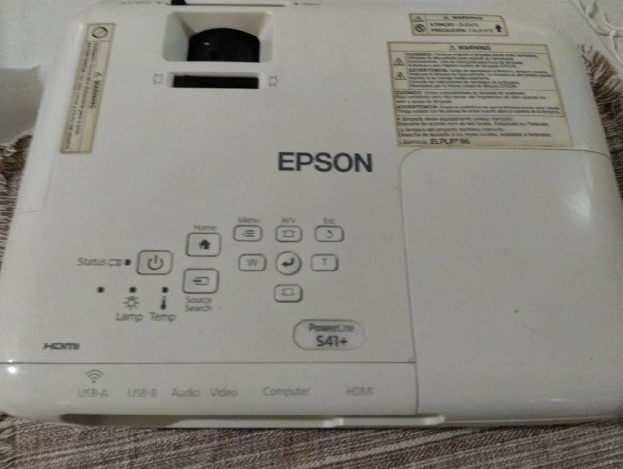 Projetor Epson S41 Lâmpada nova parcelo cartao - Foto 3