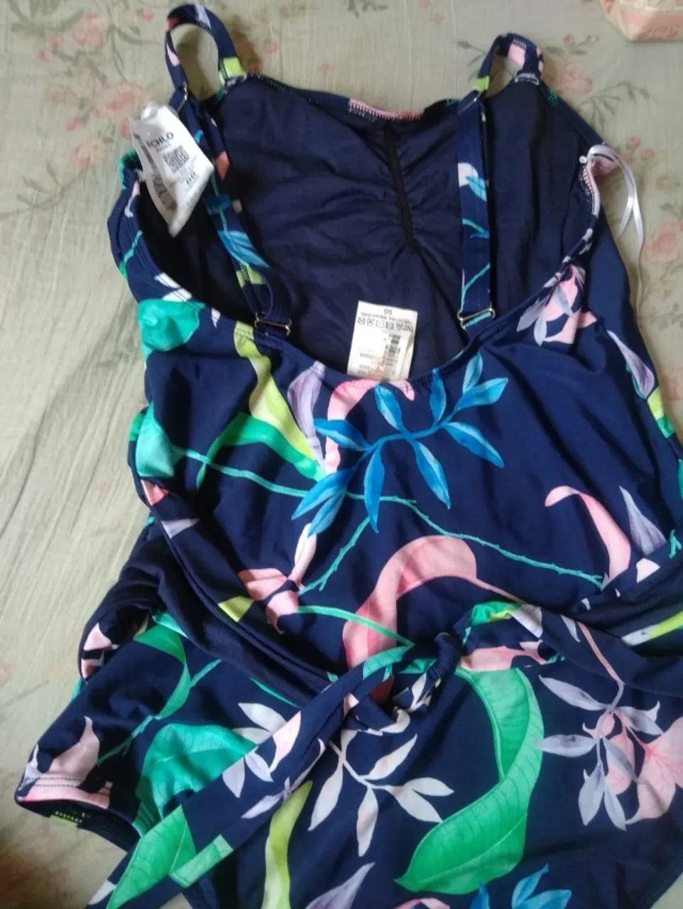  Maiô azul florido Riachuelo - Foto 4