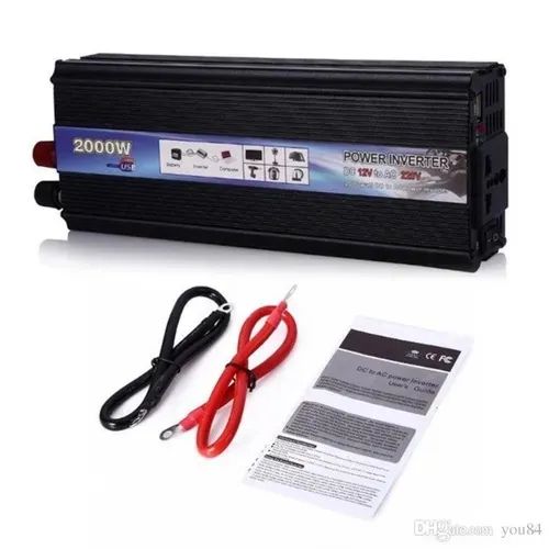 Inversor de Voltagem Tensão 2000w 12v Para 110v Conversor Pronta Entrega Centro Bh - Foto 3