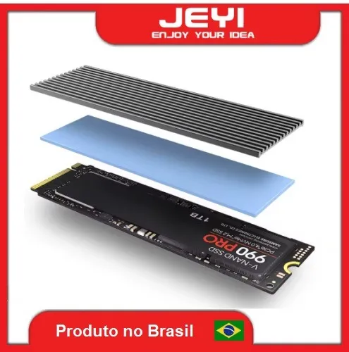 Dissipador de Calor JEYI para Nvme M.2 2280 - produto no Brasil - envio imediato