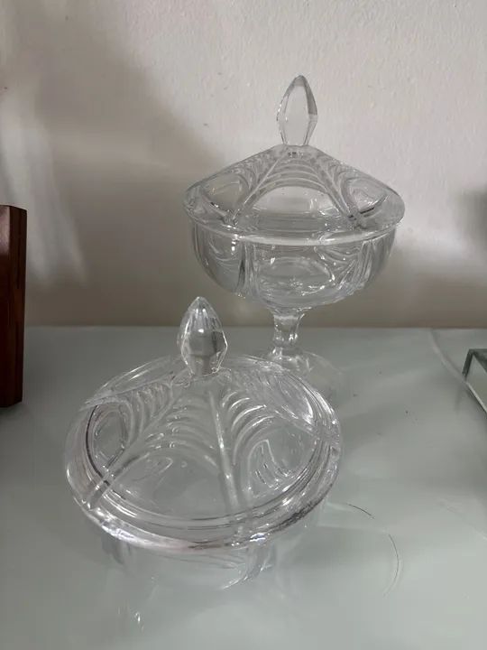 Conjunto de 2 peças em cristal para decoração - Foto 2