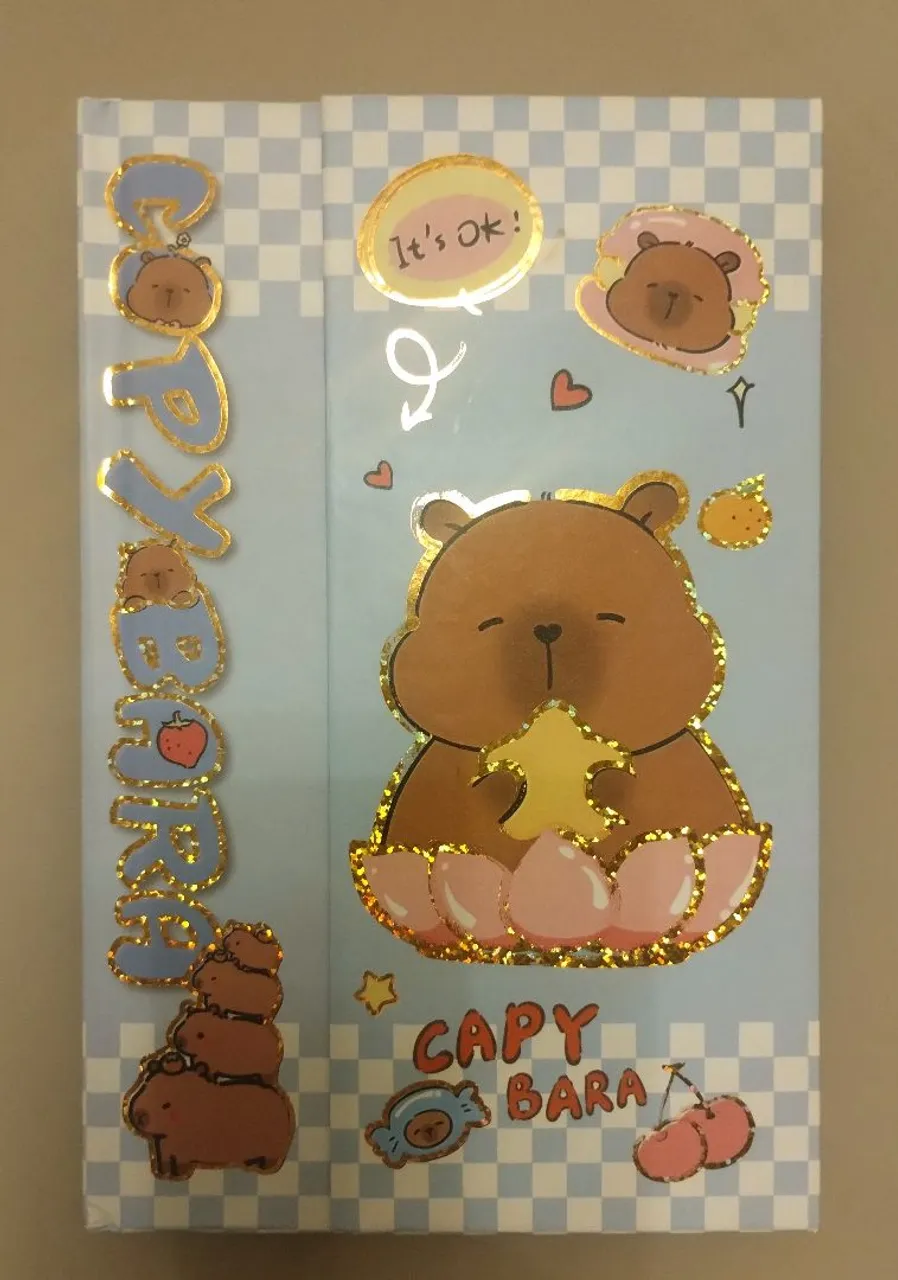 Planner e anotações Capybara