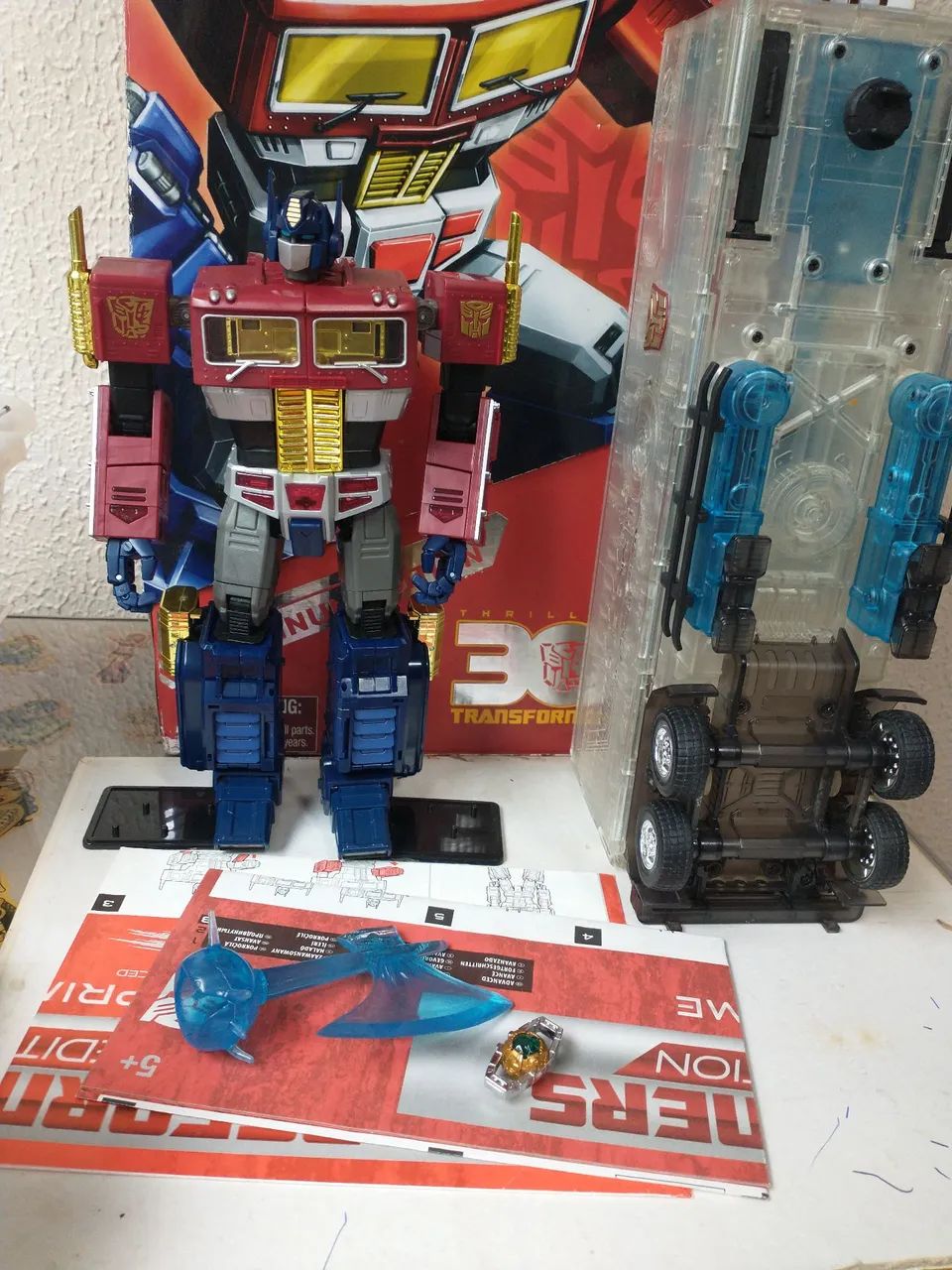 Transformers Optimus Prime Platinum Edition 30th  - Foto 2