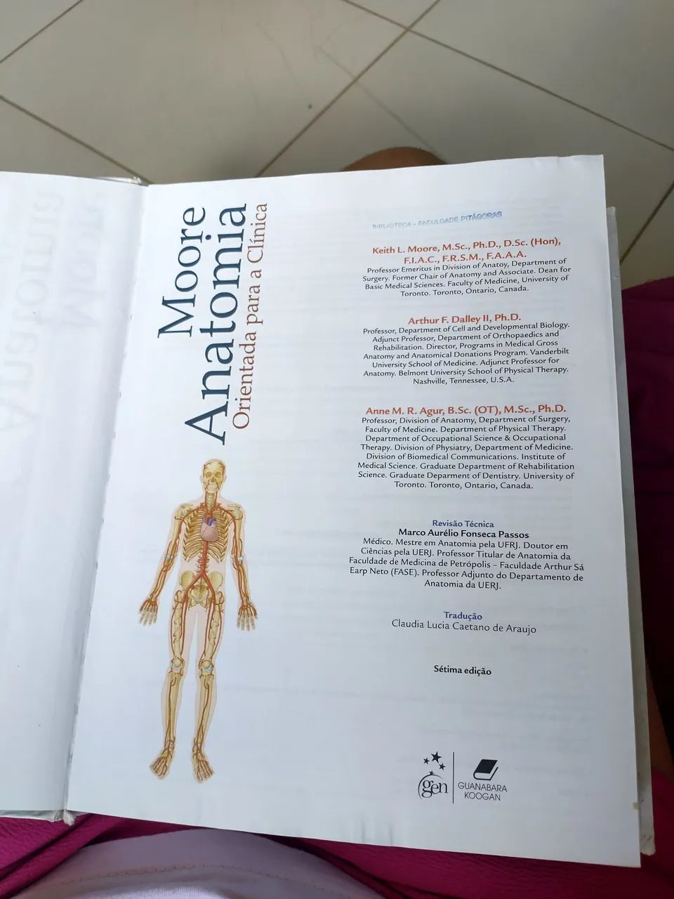 Livro Moore Anatomia orientada para a clínica 65181958654337123