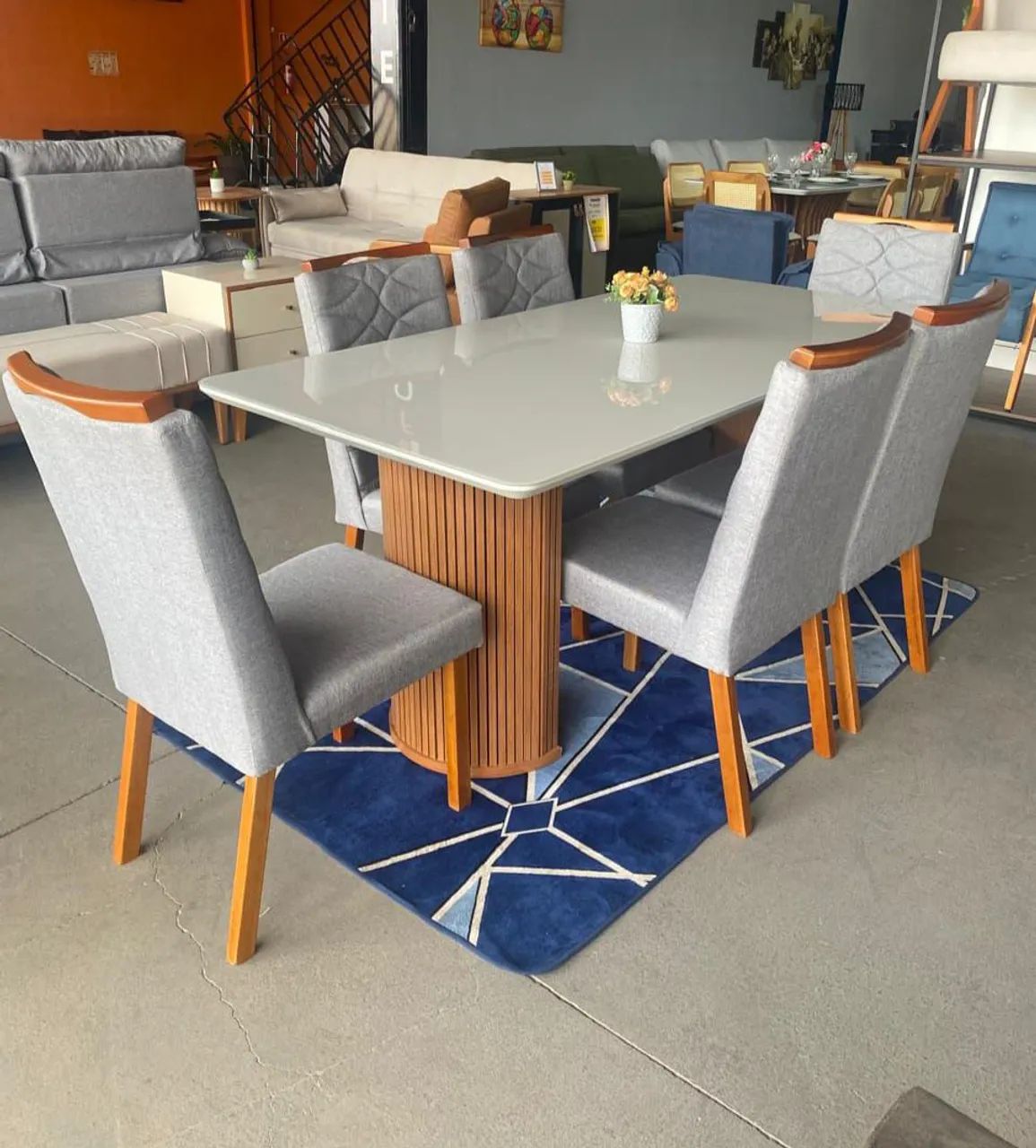 Mesa de jantar com 6 cadeiras  - Foto 2