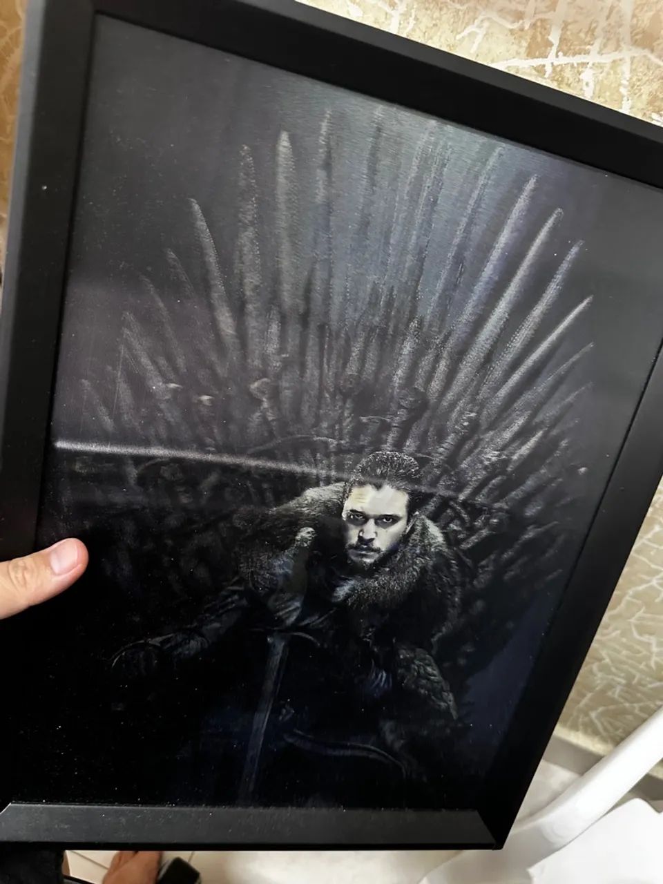 Quadro Game of Thrones 3d com 3 imagens - Foto 2