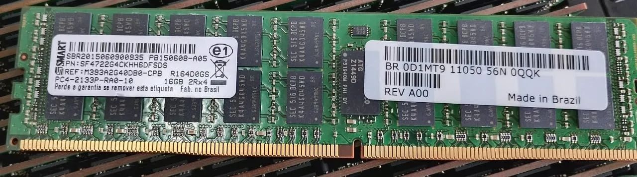 memórias smart 16gb pc4-2133p 