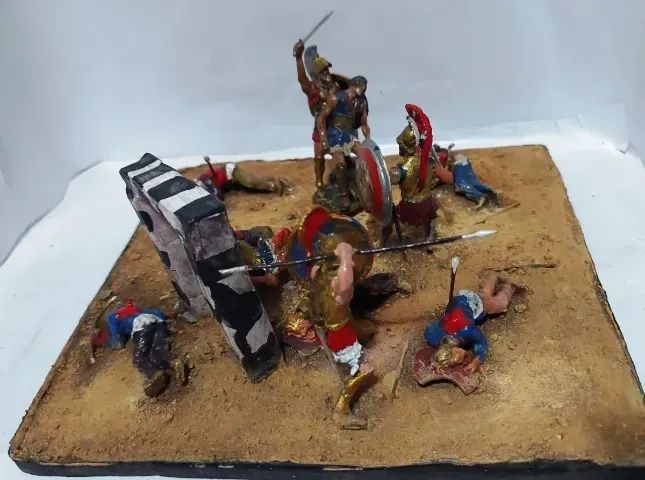 diorama A Morte Do Rei Leonidas - Foto 3
