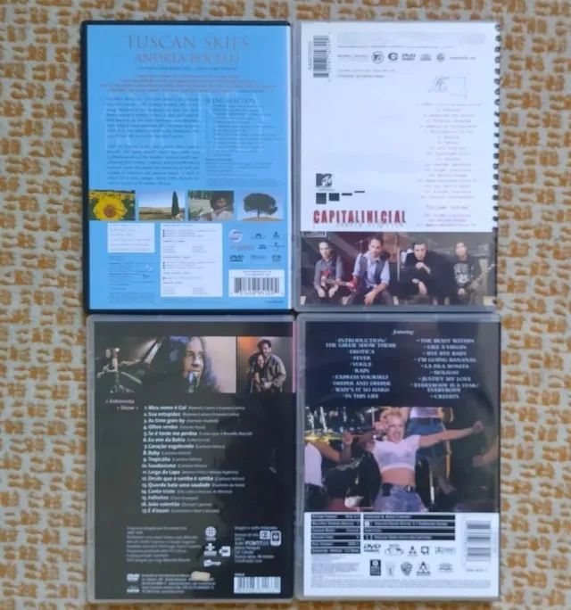 Lote com 04 shows em DVD (usado em estado de novo) - Foto 2