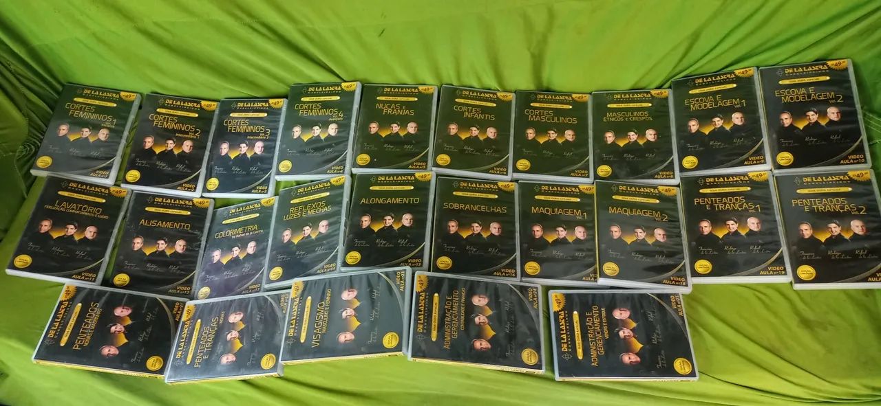 Coleção Completa de DVDs de Cabelereiro 25 dvds  - Foto 3