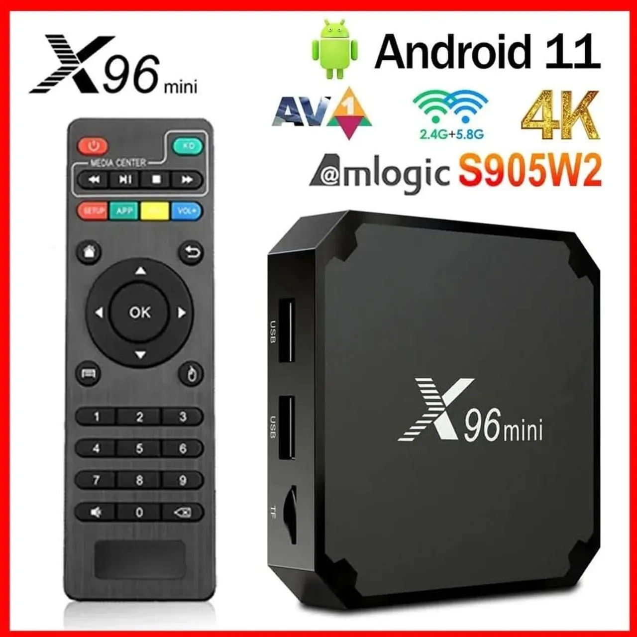 X96 Mini - Android 11 - 4K - Streaming