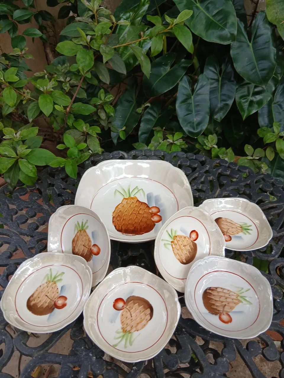 Jogo de sobremesa em porcelana japonesa  - Foto 4