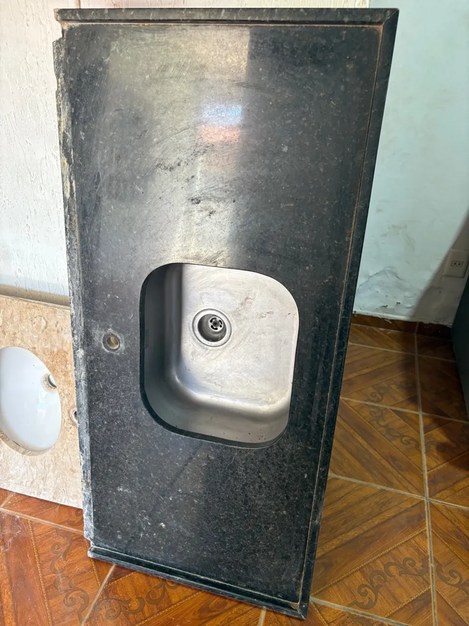 Pia de granito verde Ubatuba