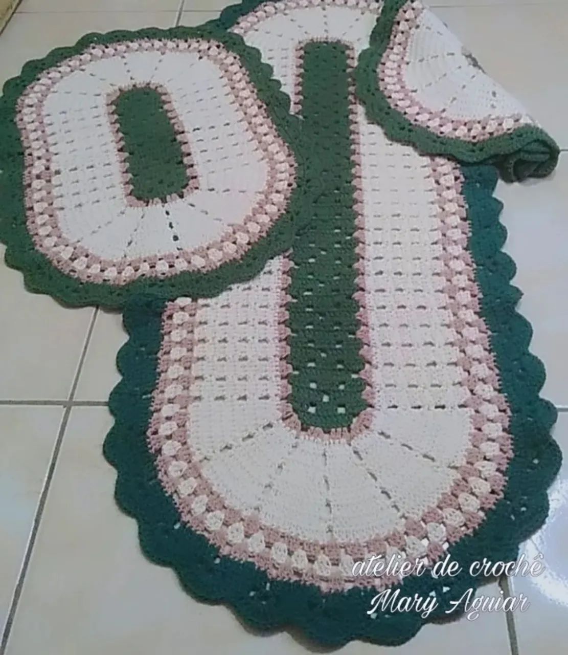 Tapetes de crochê 