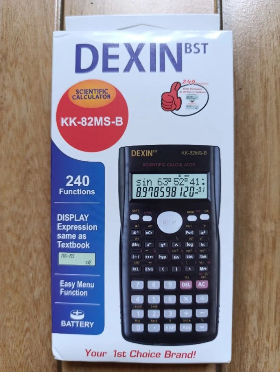 Calculadora científica DEXIN