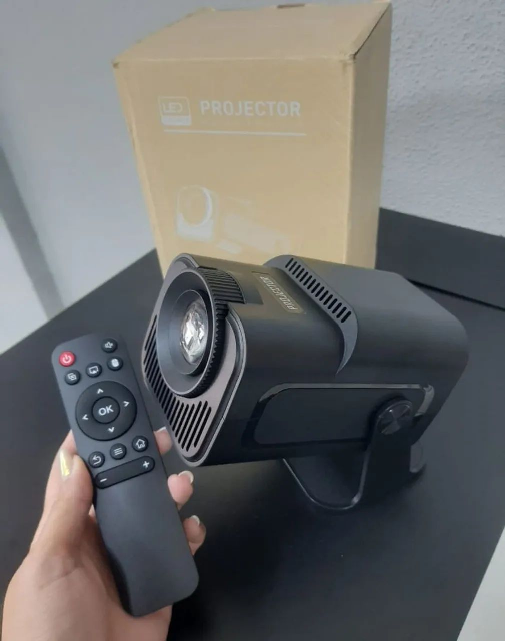 Projetor Hy320 Android (1080p) - o melhor, queima