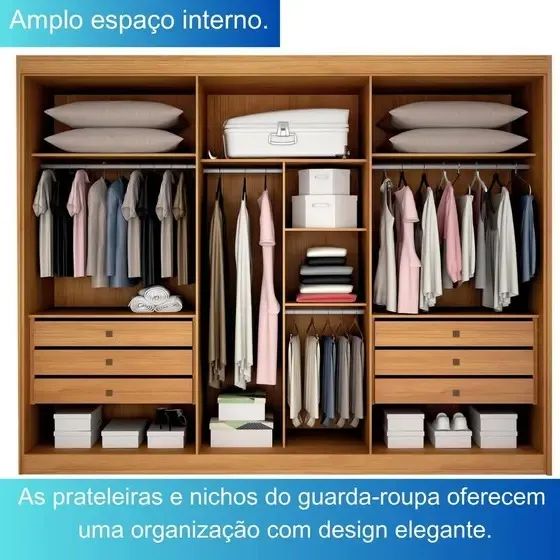 Guarda Roupa 100% MDF 6 Portas 6 Gavetas Varios modelos - Foto 2