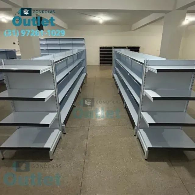 Gondolas para comercios e supermercados 