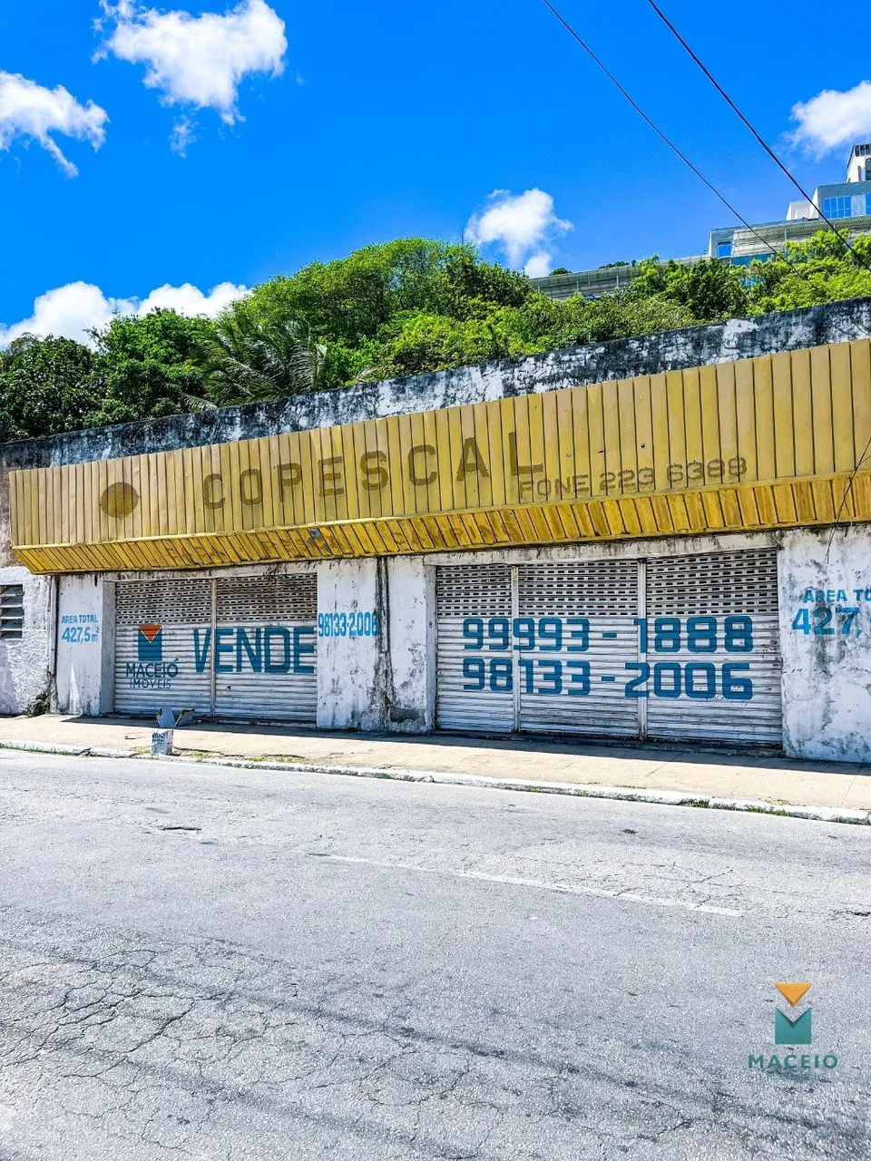 Galpão medindo 427,5m² na Rua Barão de Atalaia, Centro - Maceió