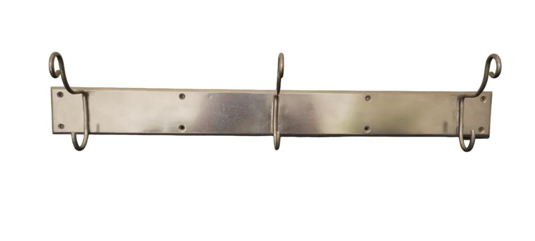 Cabide de parede em metal cromado, de qualidade excepcional