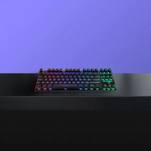 Teclado Gamer Fortrek Fearless 80 TKL Preto - Foto 3