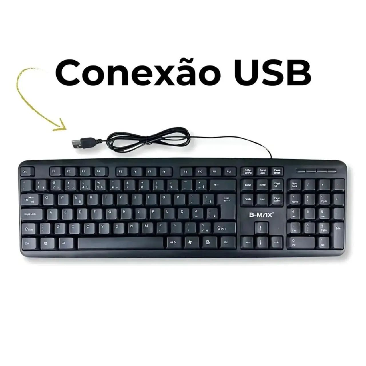 Teclado Padrão USB com Fio B-MAX BM-T02 - Foto 4