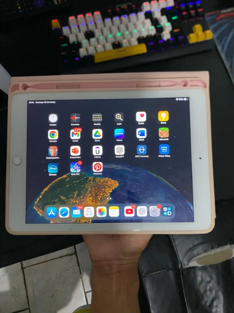 iPad 6ª Geração 32GB - Ótimo Estado + Capinha Brinde - Foto 2