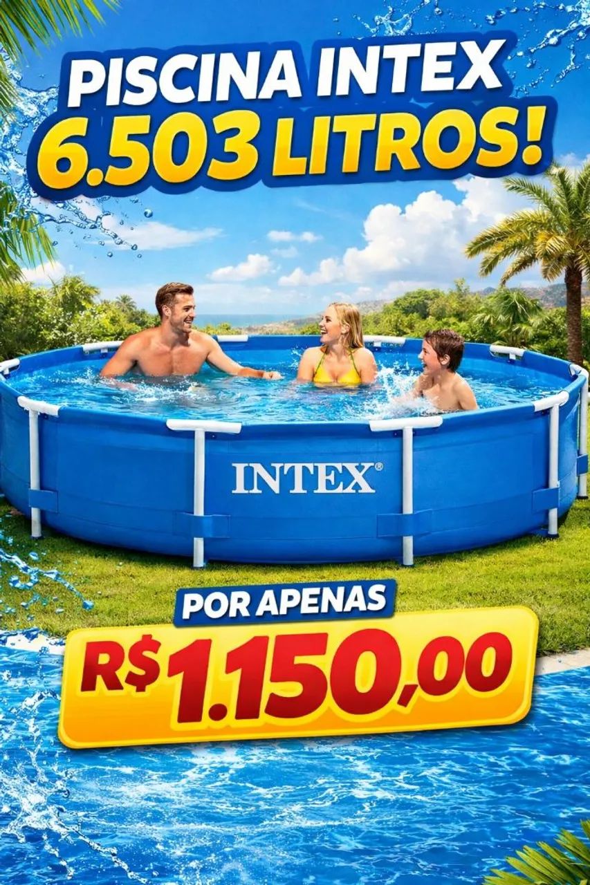 Piscina Intex 6.503 litros 