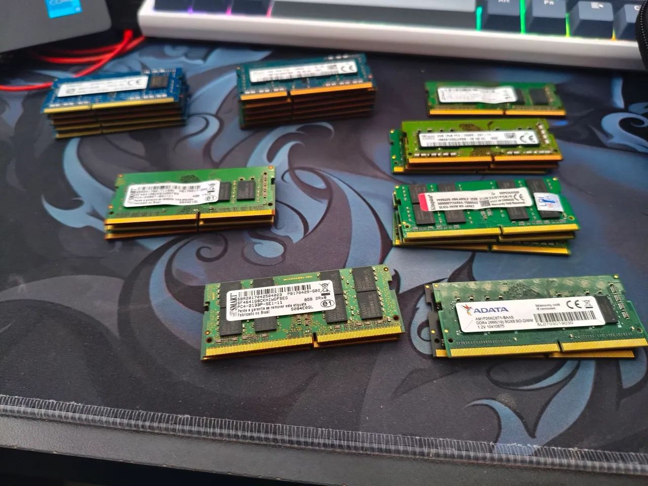 Memórias para Notebook DDR3 e DDR4
