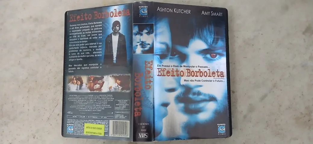 Lote 1 - Kit Filmes Vhs Ficção - Efeito Borboleta E 13 Andar - Foto 3