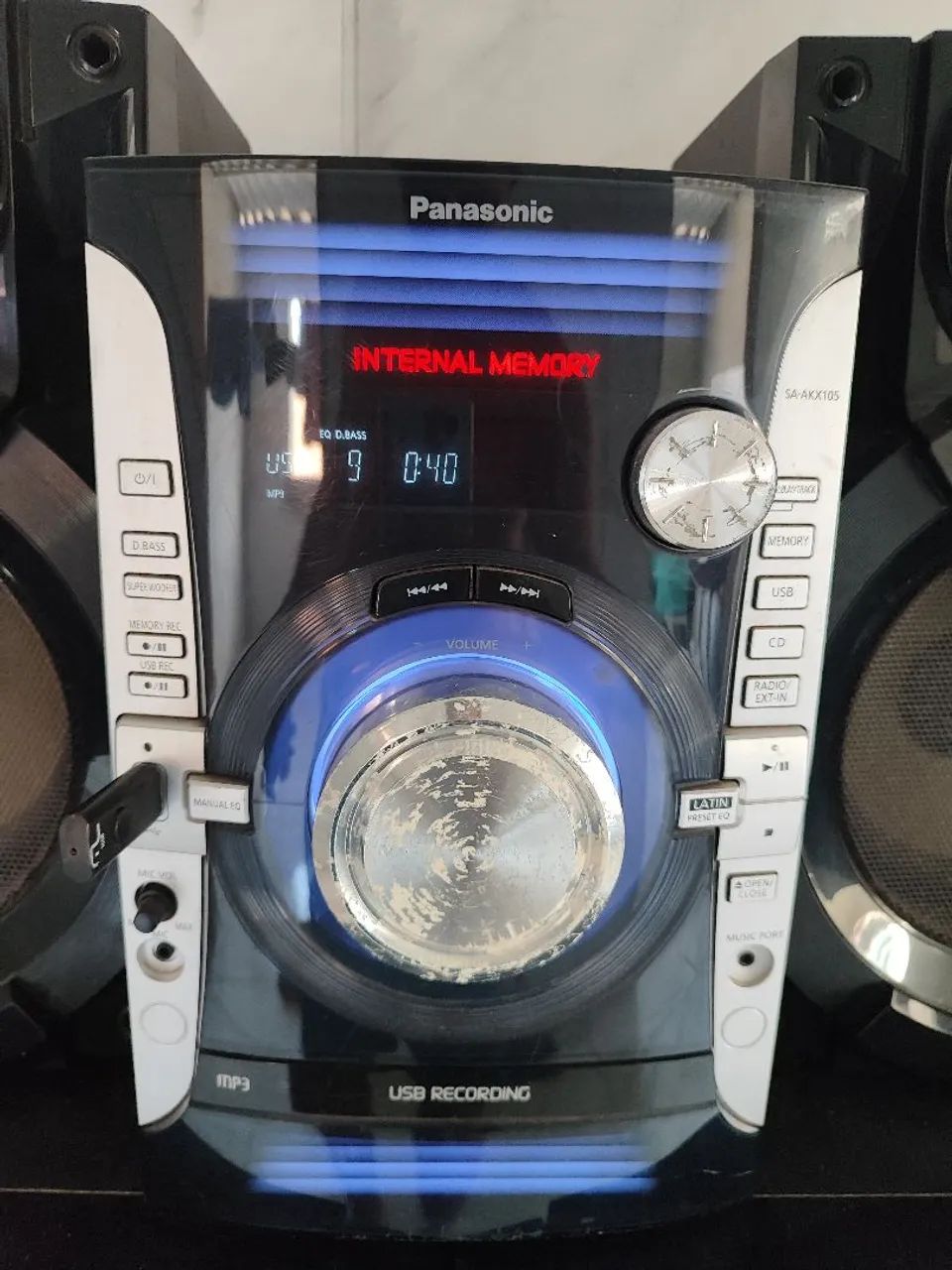 Mini system Panasonic 1660 whats de potência com oito caixas de som. - Foto 4
