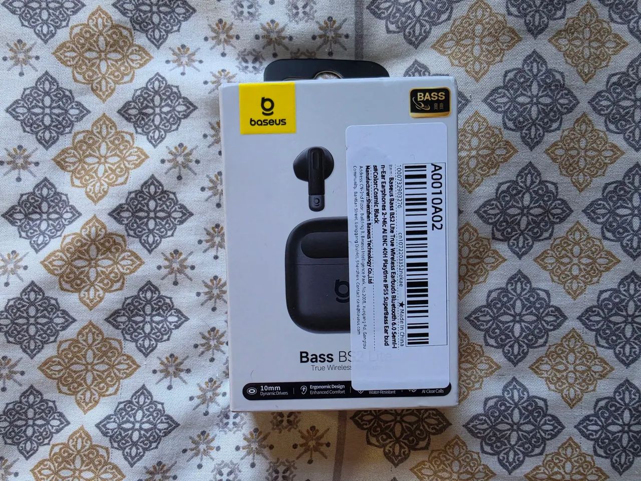 Fone Bluetooth Baseus Bass BS2 Lite