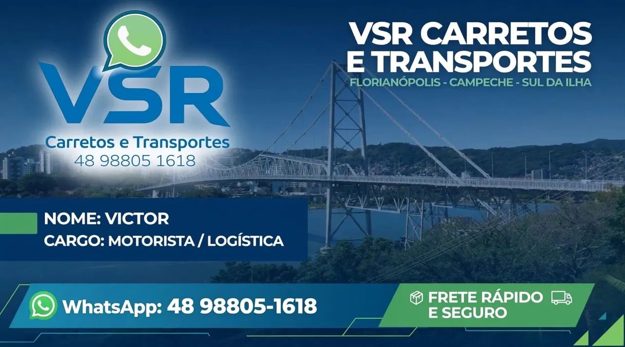 Fretes VSR Carretos e Transportes Florianópolis SUL DA ILHA - Foto 4