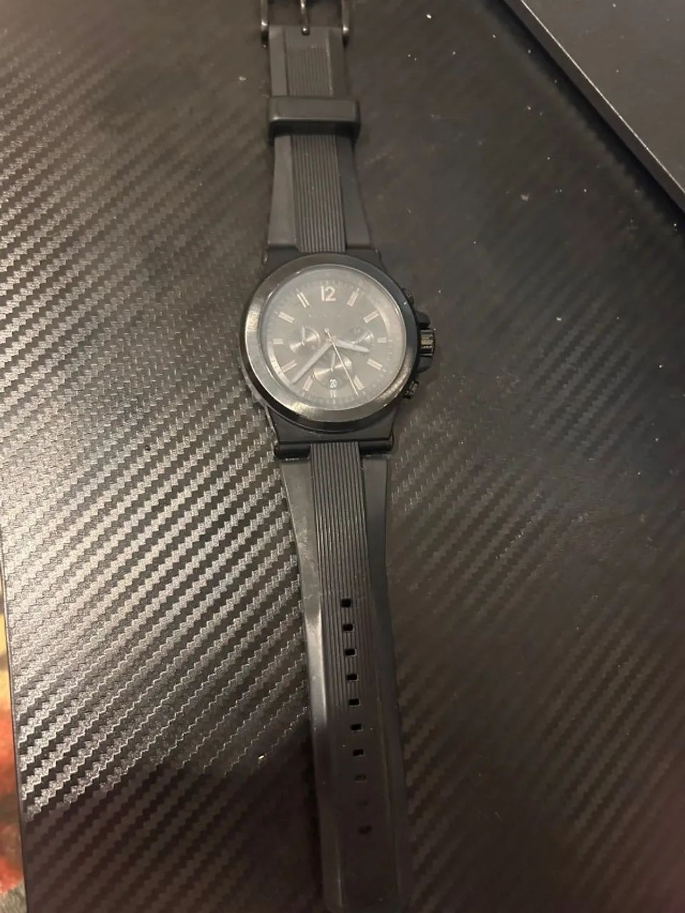Relógio Michael Kors Masculino All Black MK-8152 - Cronógrafo Original