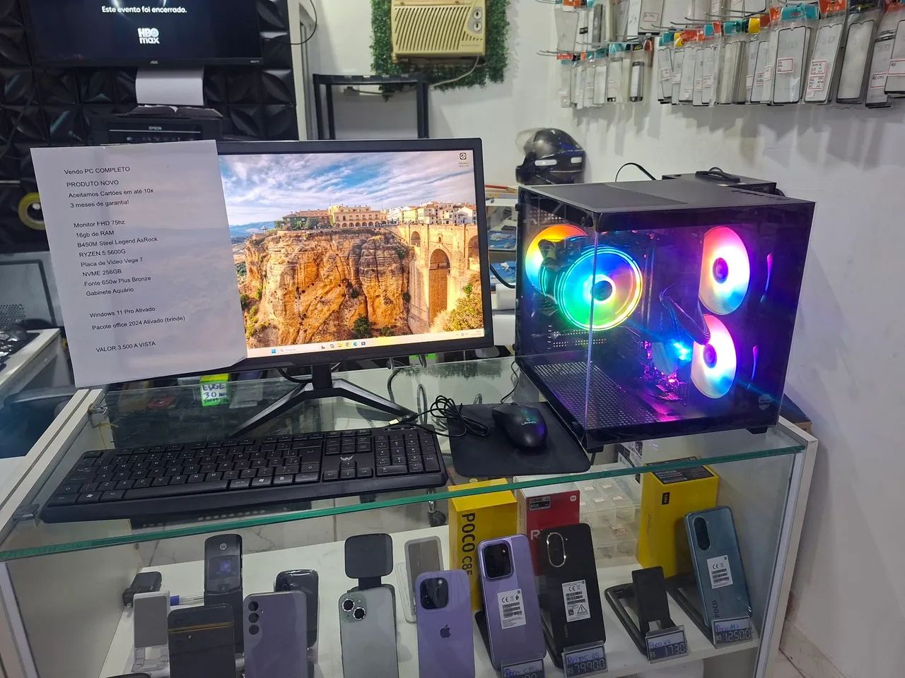 Pc COMPLETO NOVO  - Foto 2