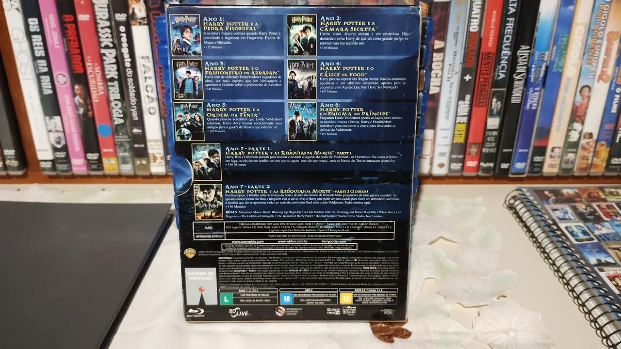 Coleç ão Blu ray rarry Potter  - Foto 2