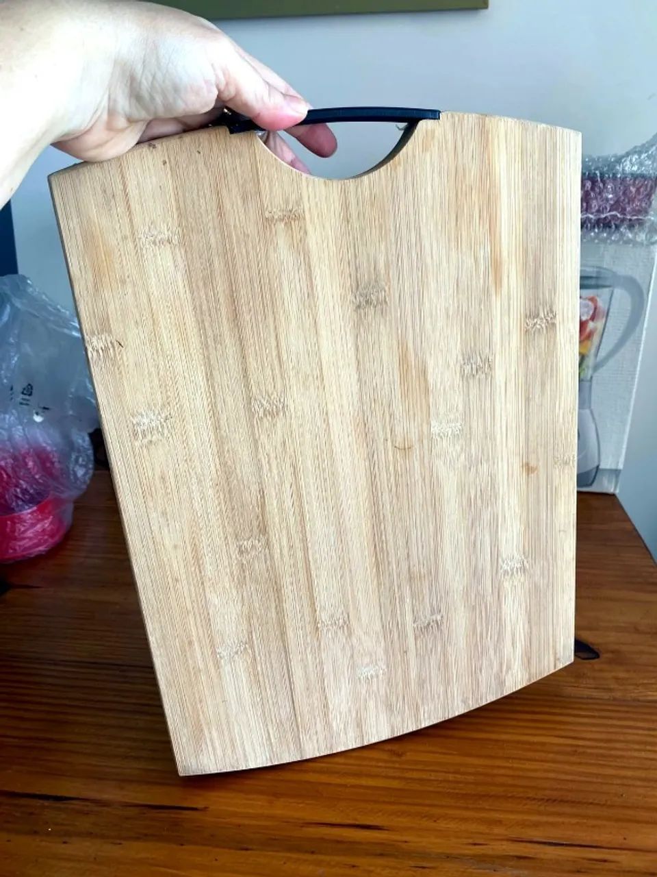 Tábua de bambu com alça - Foto 3