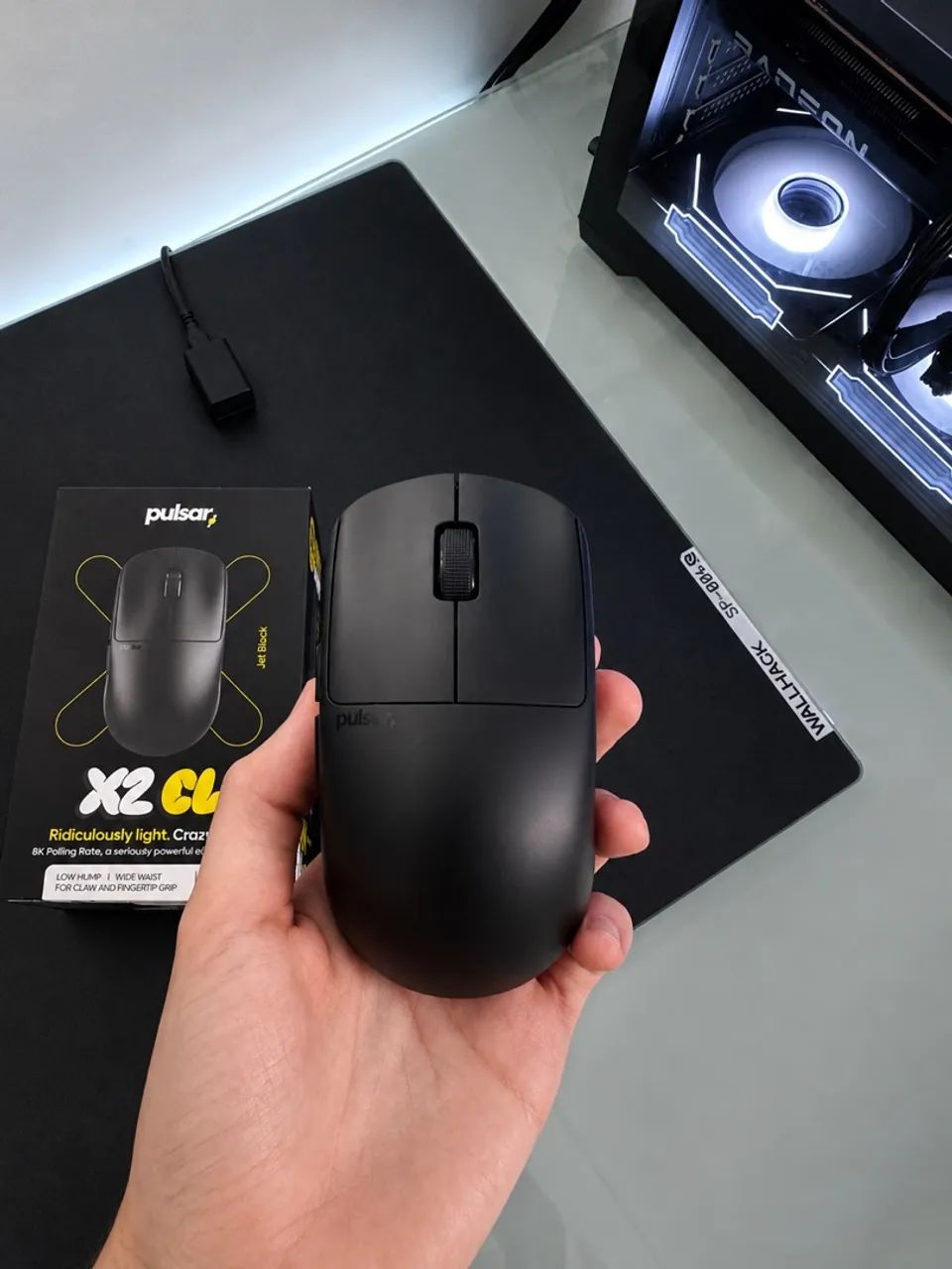 Mouse Pulsar X2 Crazylight Mini 8k + Caixa