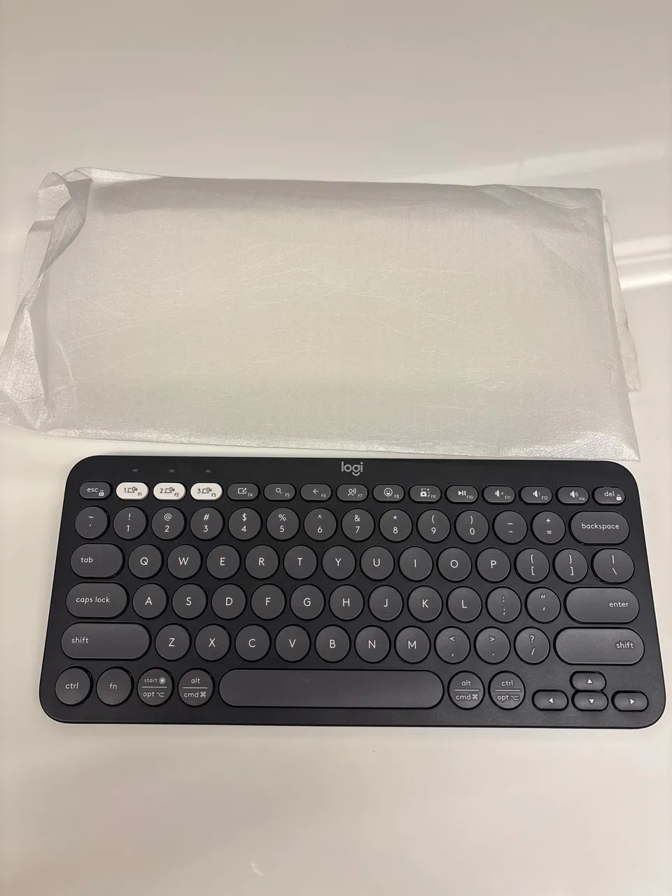 Teclado Bluetooth logitech Pebbles Keys 2 k-380s grafite