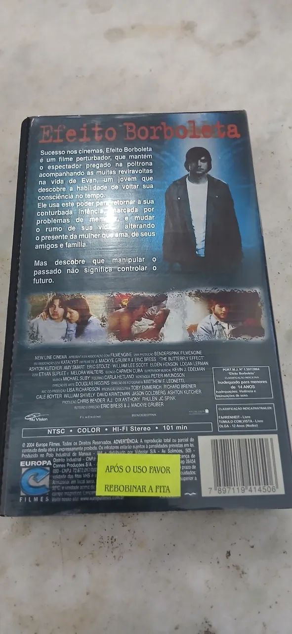 Lote 1 - Kit Filmes Vhs Ficção - Efeito Borboleta E 13 Andar - Foto 4