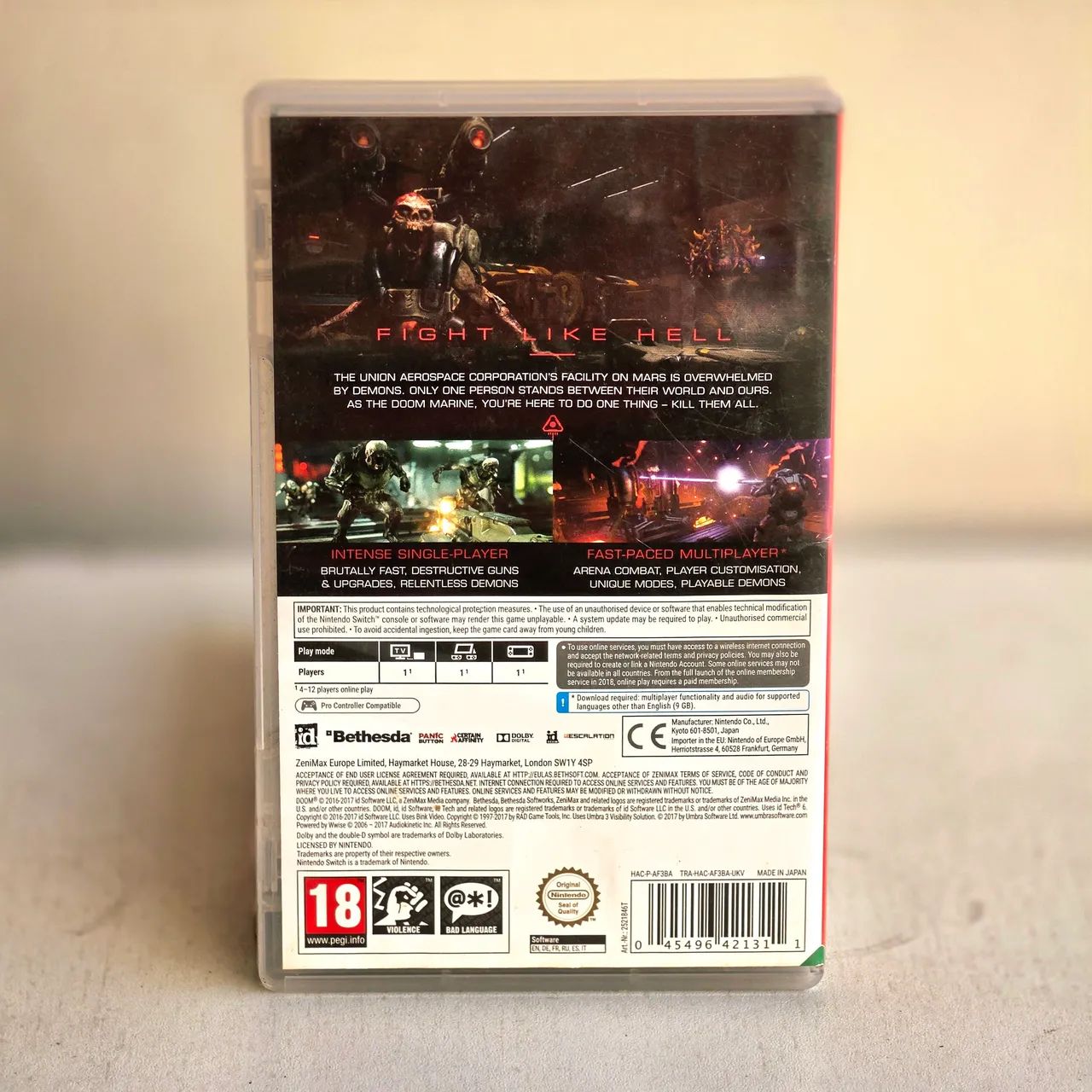 Doom (2016) Switch - ÓTIMO - OPORTUNIDADE  - Foto 2