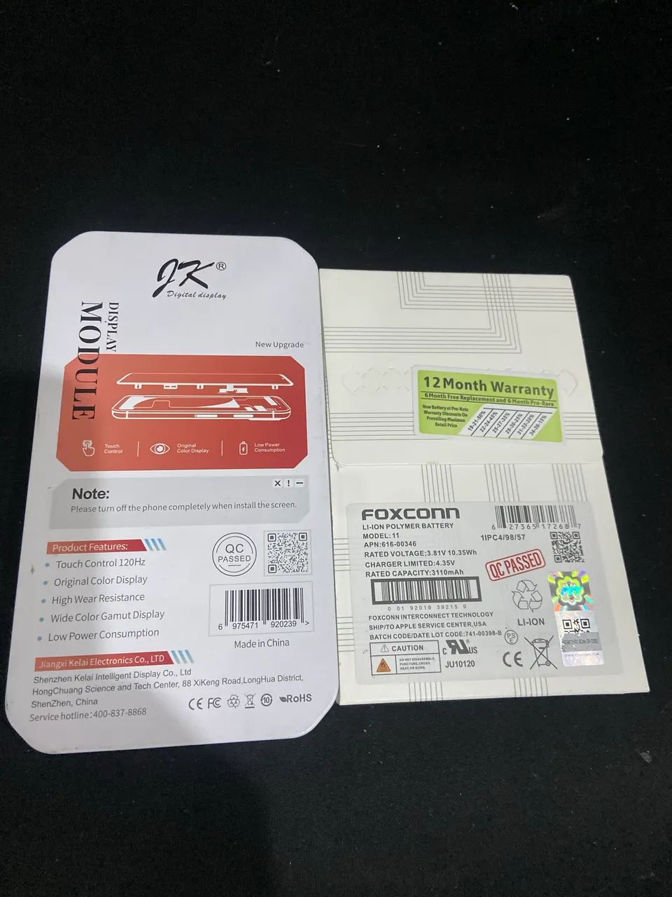 display e bateria do iPhone 11 lacrados - Foto 2