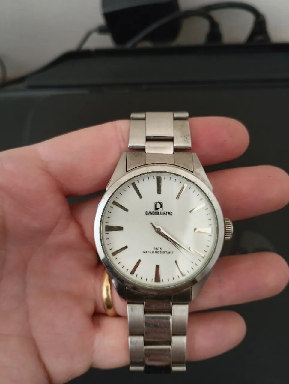 Relógio Masculino Diamond & Iraws Aço Inoxidável